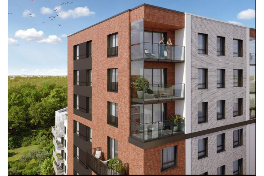 Wrocław, Krzyki, Przedmieście Oławskie, Krakowska, Mieszkanie 2 pokojowe 38,42m2, balkon, winda, parking, tramwaj/ Krakowska